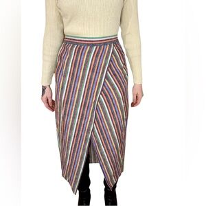 Madewell Midi Striped Skirt